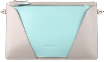 Jil Sander Lamb Leather Zipped Clutch with Detachable Fitin Smaller Pouch - Lyst