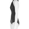 Lenny Ruched Halter Swimsuit in Gray (charcoal) - Lyst