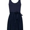 Mango Flared Embroidery Dress Navy in Blue (navy) - Lyst