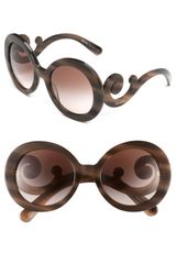 Prada Baroque Round Sunglasses