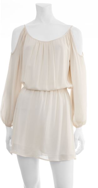  Open Shoulder Mini Dress 
