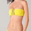 Tori Praver Swimwear Lily Bikini Top in Yellow - Lyst