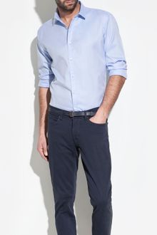 Zara Plain Structured Shirt - Lyst