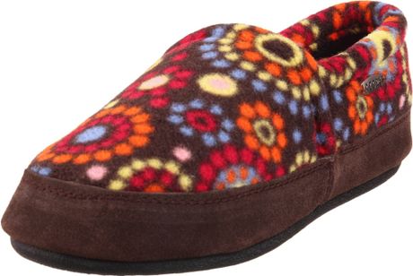 Acorn Womens Polar Moc in Multicolor (chocolate dots) - Lyst