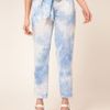 Asos Collection Asos Petite Exclusive Tie Dye Soft Chino in Blue - Lyst