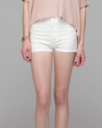 Cheap Monday Short Skin in White - Lyst