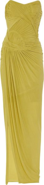 Donna Karan New York Strapless Stretch Crepejersey Dress - Lyst