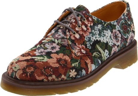 Dr. Martens Dr Martens Womens W Oxford in Multicolor (multi needlepoint) - Lyst