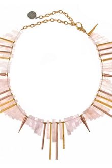 Gemma Redux Rose Quartz Malani Necklace - Lyst