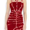 Isabel Marant Lia Ruched Fineknit Jersey Dress in Red - Lyst