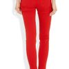 J Brand Zoey Midrise Cropped Skinny Jeans in Red - Lyst