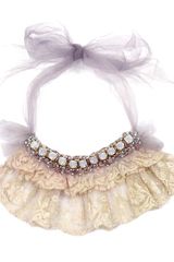 Krista R Jabot Antique Lace Necklace