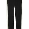 Lanvin Slitdetailed Paneled Silksatin Pants in Black - Lyst
