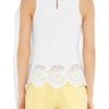 Marc By Marc Jacobs Palmetto Broderie Anglaise Cotton Top in White - Lyst