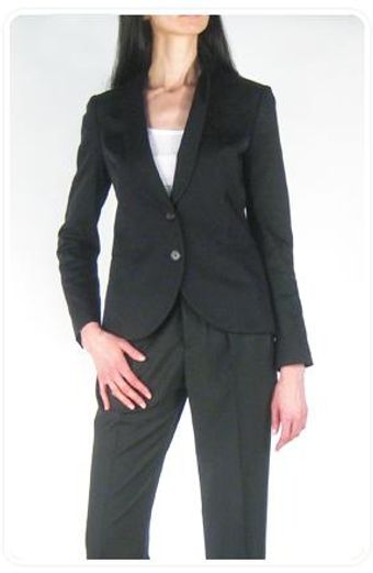  Tuxedo Jacket in Black 