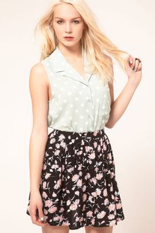 Mink Pink Minkpink Peppermint Patty Polka Dot Shirt - Lyst