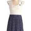 Modcloth Mockingbird Messenger Dress in White (ivory) - Lyst