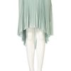 Topshop Pleated Dip Back Skirt in Green (mint) - Lyst