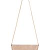 Topshop Natural Suede Bow Clutch in Beige (natural) - Lyst