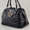 Tory Burch Amanda Satchel in Black - Lyst