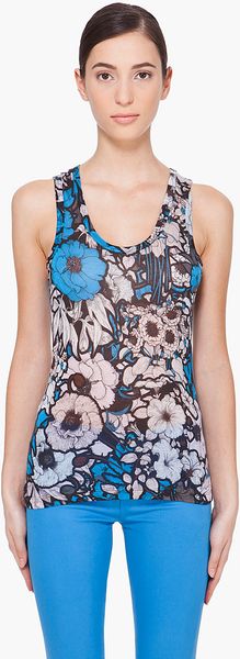  Modal Floral Print Tank Top 