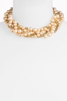 Givenchy Indus Glass Pearl Torsade Necklace - Lyst