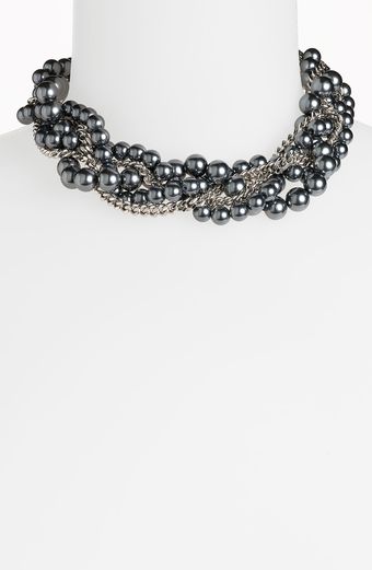 Givenchy Indus Glass Pearl Torsade Necklace - Lyst