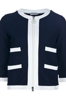 Moncler Collarless Jacket - Lyst