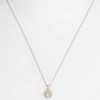 Nadri Framed Round Cubic Zirconia Boxed Necklace in Yellow (canary yellow/ silver) - Lyst