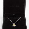 Nadri Framed Round Cubic Zirconia Boxed Necklace in Yellow (canary yellow/ silver) - Lyst