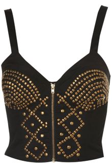 Topshop Studded Bralet - Lyst