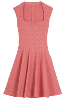 Alaïa Grenade Round Neck Dress - Lyst