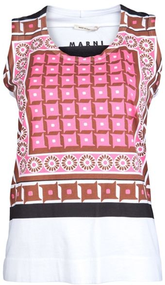 Marni Print T-shirt - Lyst