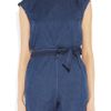 A.p.c. Washed Denim Playsuit in Blue (denim) - Lyst