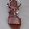 Balenciaga Strap Sandal in Brown - Lyst