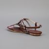 Balenciaga Strap Sandal in Brown - Lyst
