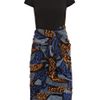Burberry Prorsum Africanprint Dress in Black - Lyst