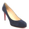 Christian Louboutin New Simple 100mm Suede Pumps in Blue (navy) - Lyst