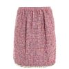 D&g Tweed Pleatfront Skirt in Purple (multi) - Lyst