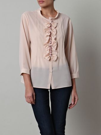 D&G Ruffle Bow Blouse - Lyst