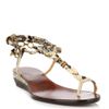 Lanvin Python Sandals in Brown - Lyst