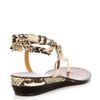 Lanvin Python Sandals in Brown - Lyst