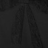 Miu Miu Lace and Silk Tiered Cotton Jersey Dress in Black - Lyst