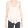 Nina Ricci Jersey Sleeveless Drape Top in White - Lyst