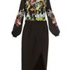Preen Agatha Long Sleeve Dress in Black - Lyst