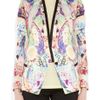 Roberto Cavalli Floral Print Silk Twill Blazer in Floral - Lyst