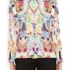 Roberto Cavalli Floral Print Silk Twill Blazer in Floral - Lyst