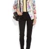 Roberto Cavalli Floral Print Silk Twill Blazer in Floral - Lyst