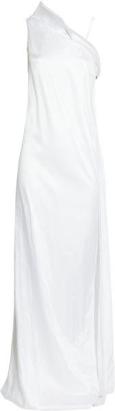 Sophia Kokosalaki Dione Stretchsilk and Tulle Oneshoulder Gown - Lyst