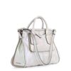 Sportmax Sottile Metallic Slouch Bag in Silver - Lyst